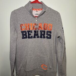 Women’s Victoria's Secret Pink Gray Zip-Up Chicago bears